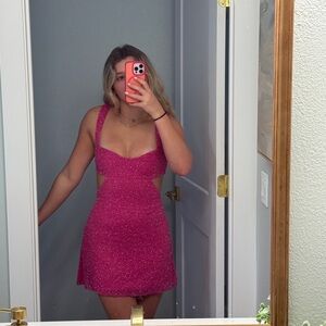 Oh Polly beaded dress